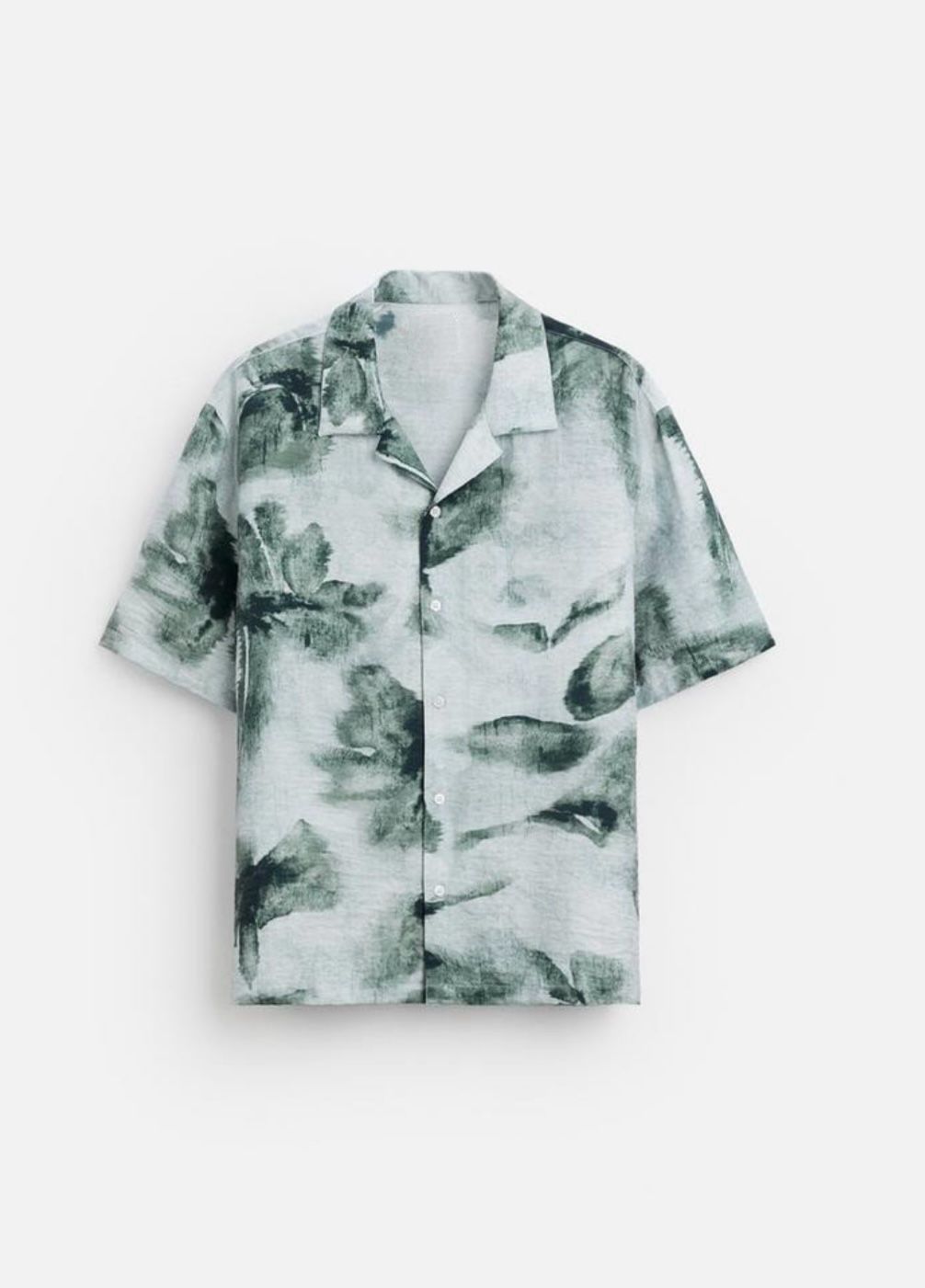 Earthy Toned Abstract Print Shirt