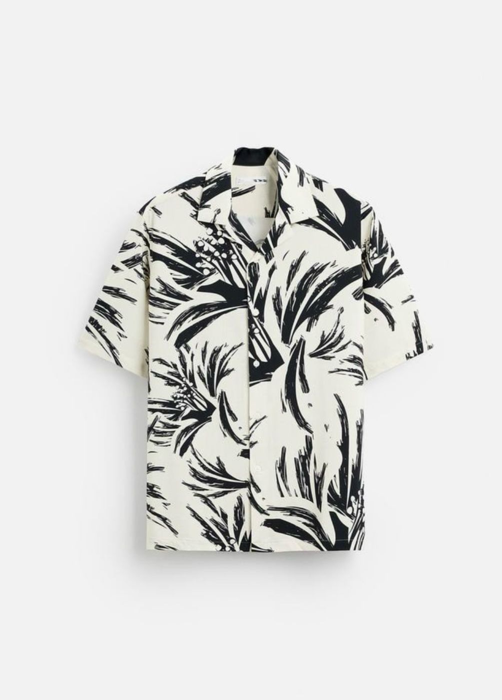 Botanical Print Camp Shirt