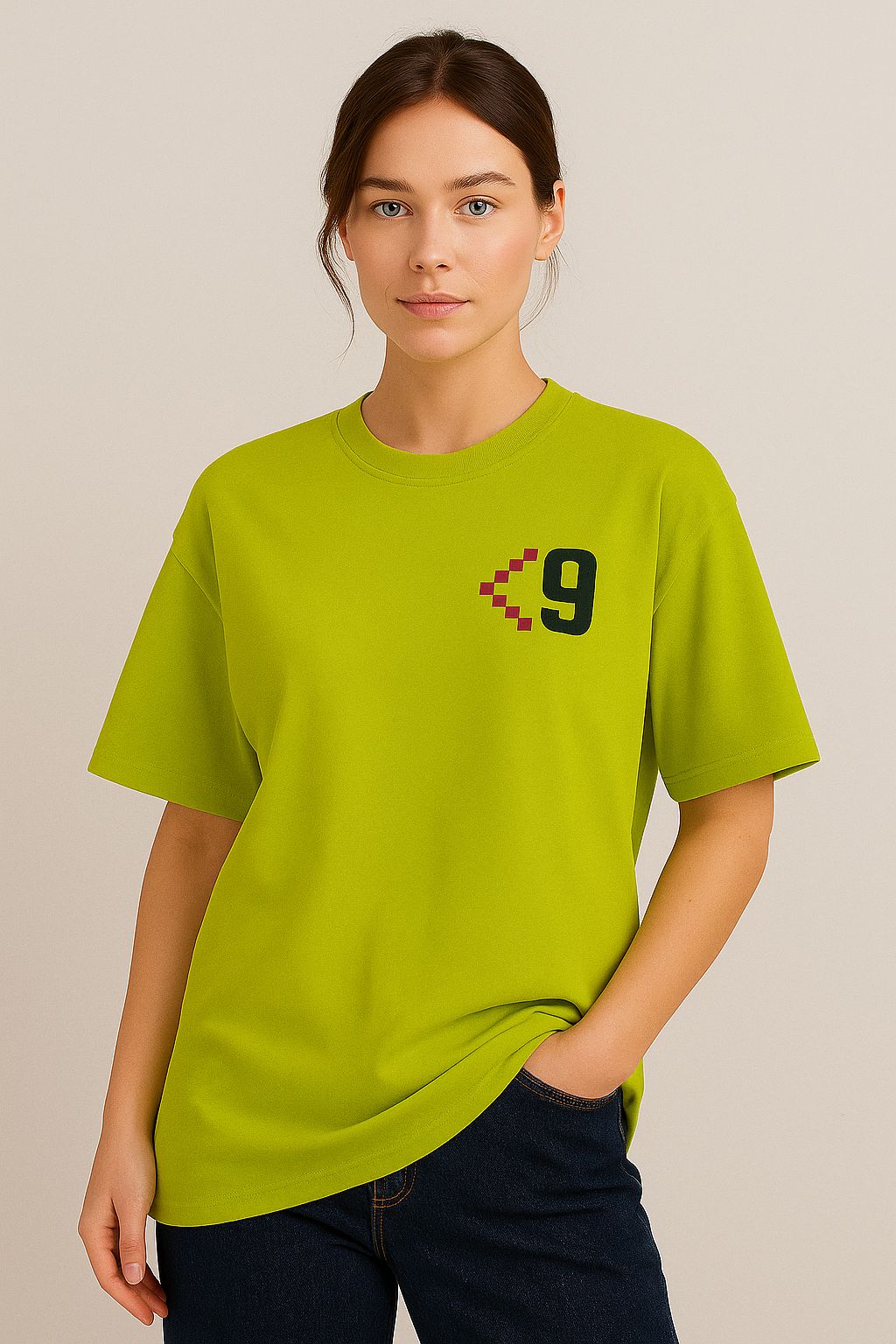 Wild Spirit Geo Horse Tee (Green)